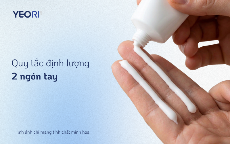 QUY TẮC ĐỊNH LƯỢNG VÀ KỸ THUẬT THOA KEM CHỐNG NẮNG HIỆU QUẢ