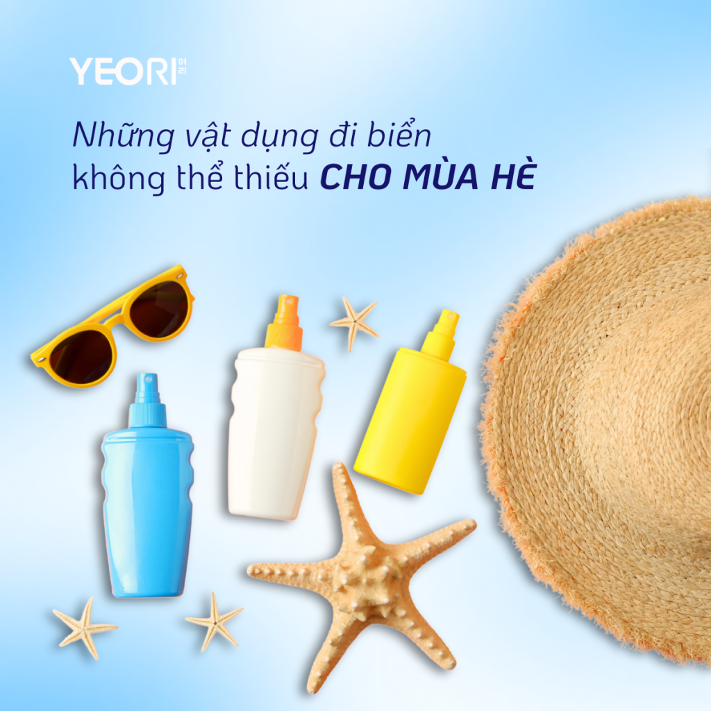 NHỮNG VẬT DỤNG KHÔNG THỂ THIẾU KHI ĐI BIỂN VÀO MÙA HÈ NÀY